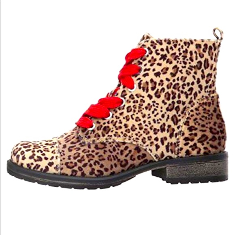 NWT - Dolce Vita Leopard "Lilla" Combat Boot -Sz 3